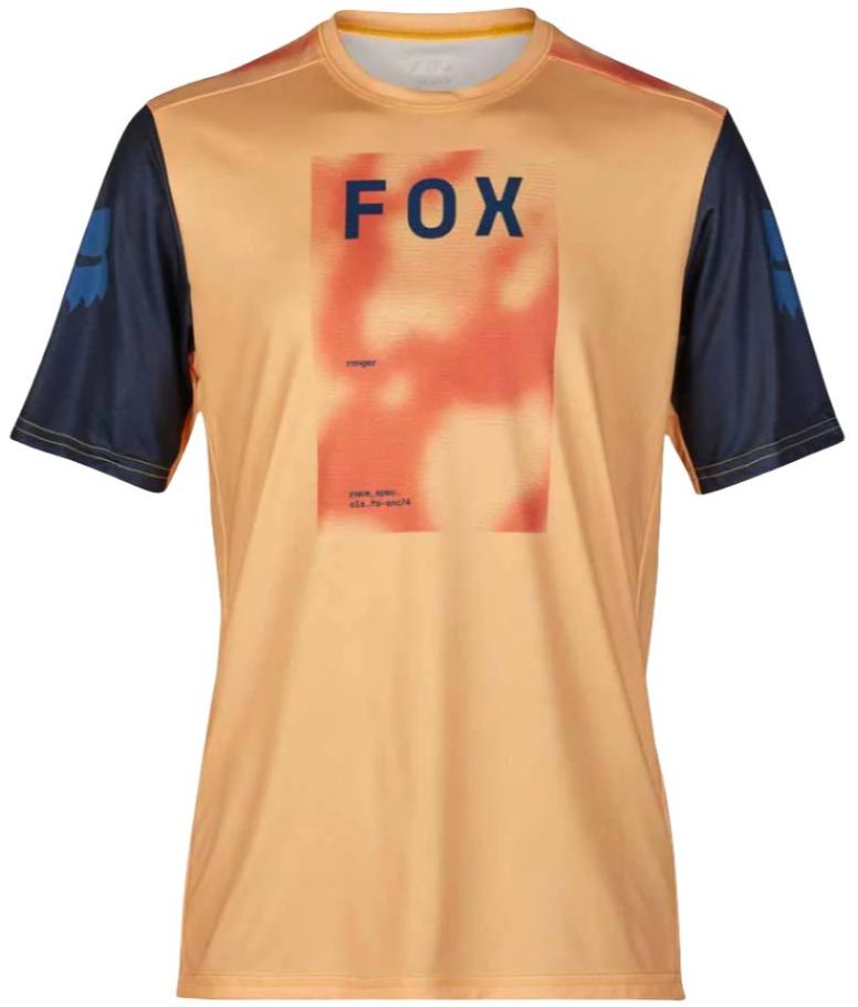 Fox RANGER SS JERSEY RACE TAUNT  - Orange Sherbert Front