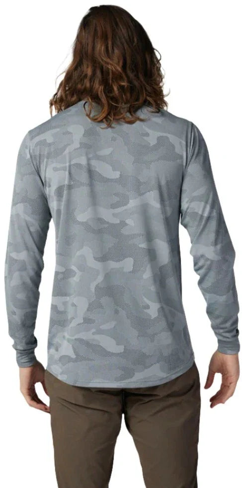 Fox RANGER TRU DRI LS JERSEY - Cloud Grey Back Facing Model