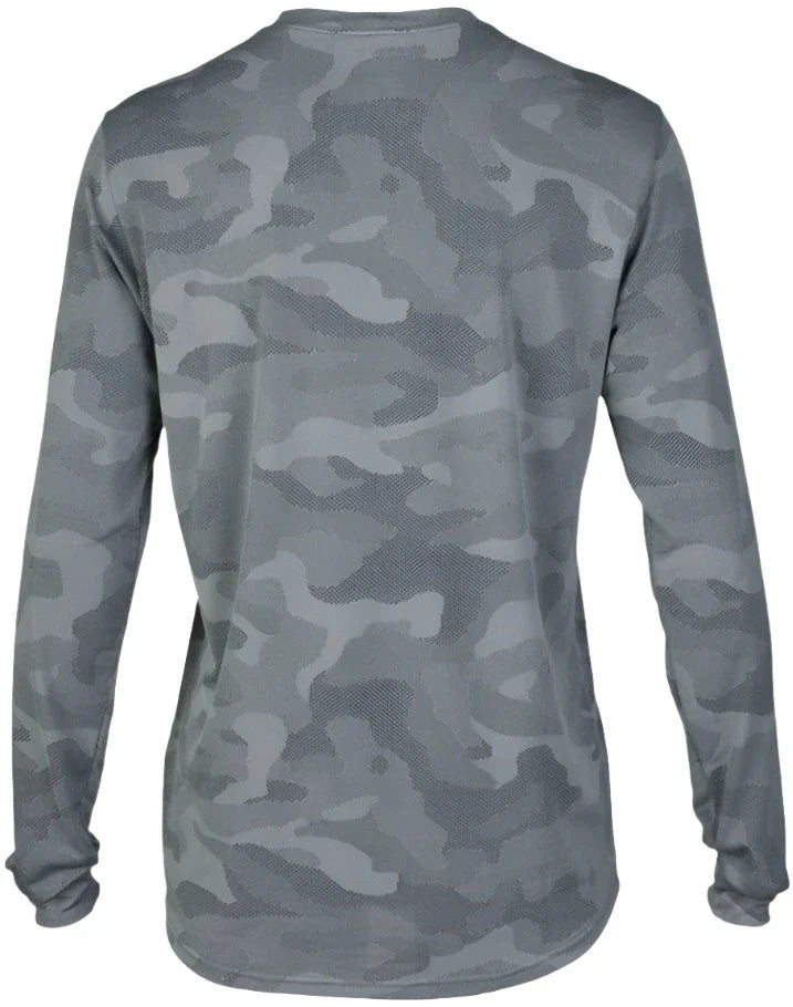 Fox RANGER TRU DRI LS JERSEY - Cloud Grey Back