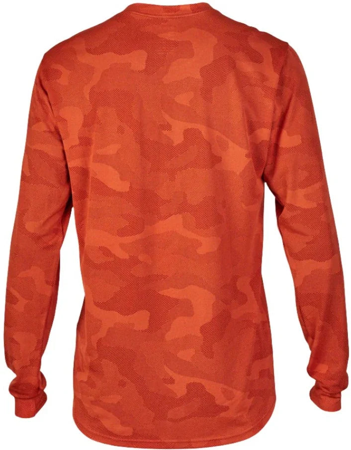 Fox RANGER TRU DRI LS JERSEY - Atomic Orange Back