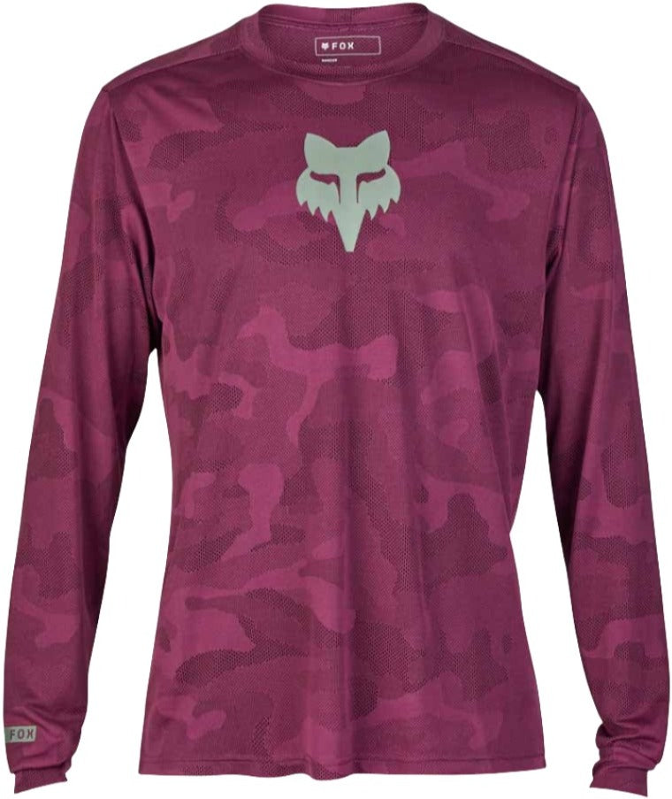 Fox RANGER TRU DRI LS JERSEY - Sangria Front