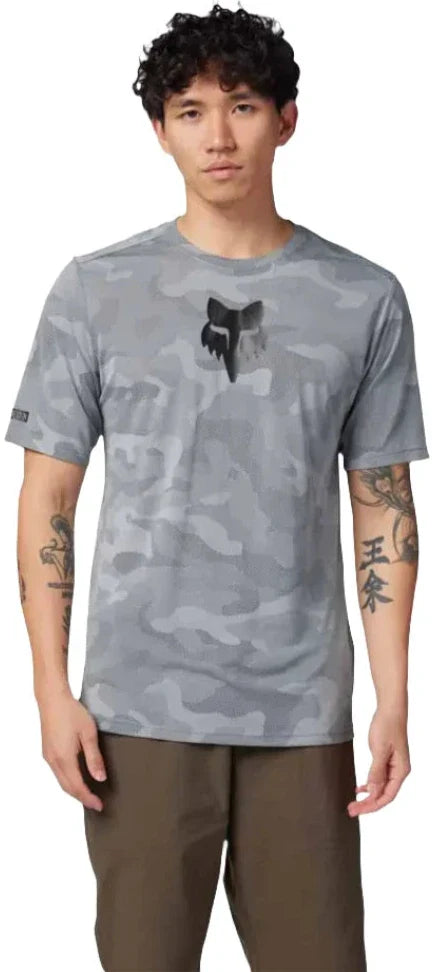 Fox RANGER TRU DRI SS JERSEY - Clo Grey Front Facing Model