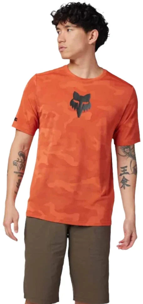 Fox RANGER TRU DRI SS JERSEY - Atomic Orange Front Facing Model