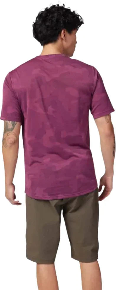 Fox RANGER TRU DRI SS JERSEY - Sangria Back Facing Model