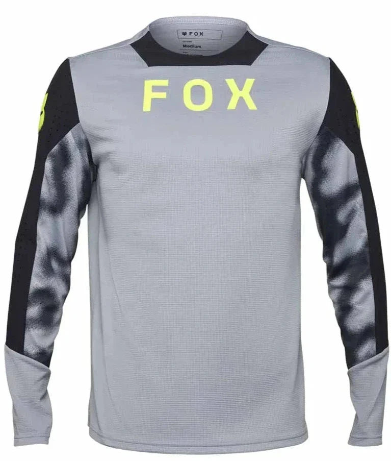 FOX DEFEND LS JERSEY TAUNT -  Steel Grey FRONT