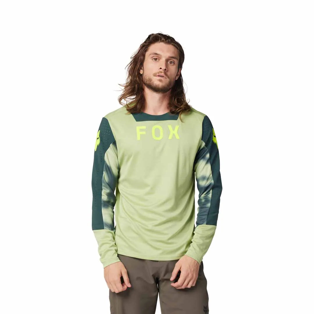 Fox Defend Ls Jersey Taunt Pale Green