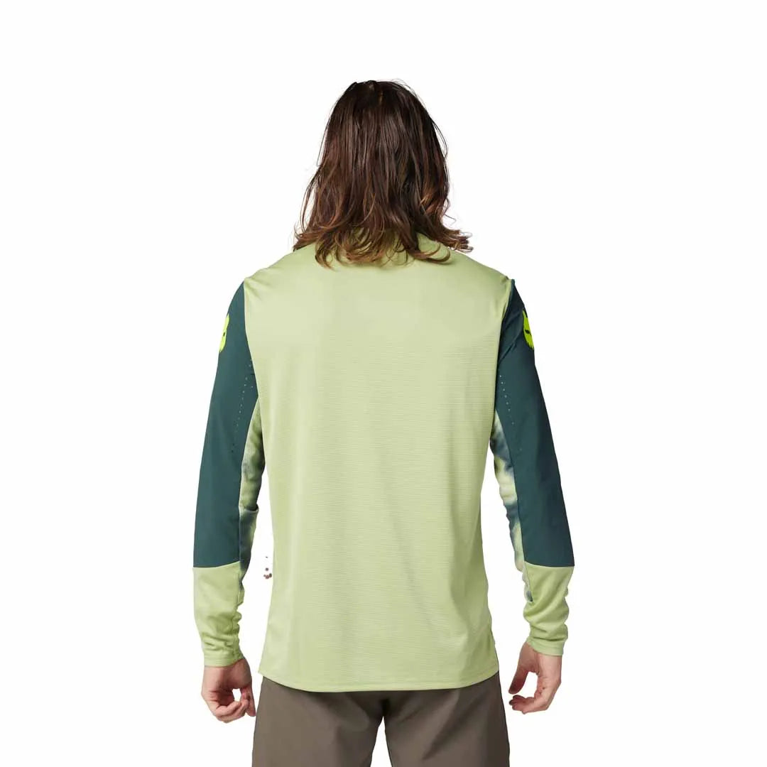 Fox Defend Ls Jersey Taunt Pale Green