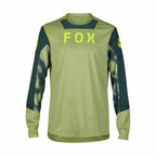 Fox Defend Ls Jersey Taunt Pale Green