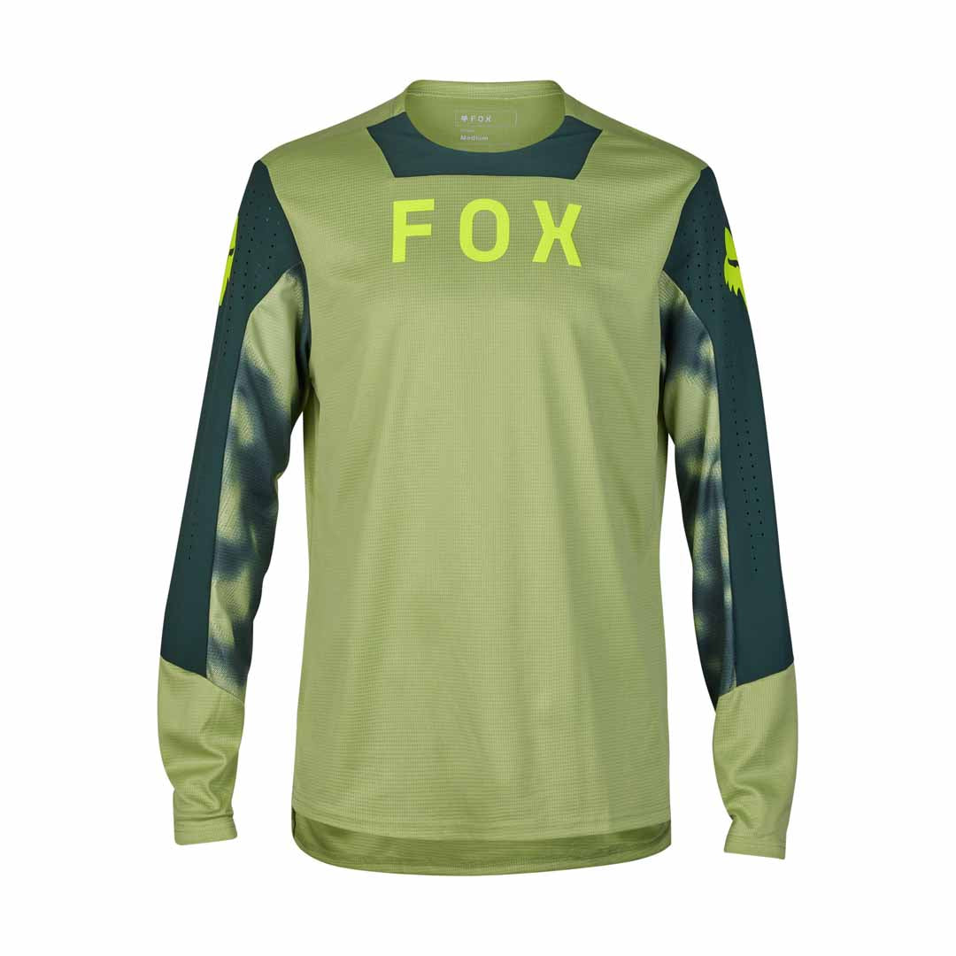 Fox Defend Ls Jersey Taunt Pale Green