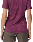 Fox WOMENS RANGER TRU DRI  SS JERSEY - Sangria BACK FACING MODEL