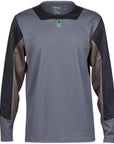 Fox Yth Defend LS Jersey - GRAPHITE FRONT