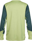 Fox YOUTH DEFEND LS JERSEY TAUNT - Pale Green BACK