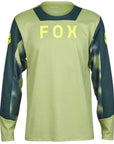 Fox YOUTH DEFEND LS JERSEY TAUNT - Pale Green FRONT