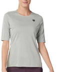 Fox WOMENS FLEXAIR ASCENT SS JERSEY - Grey Vintage Front Facing Model