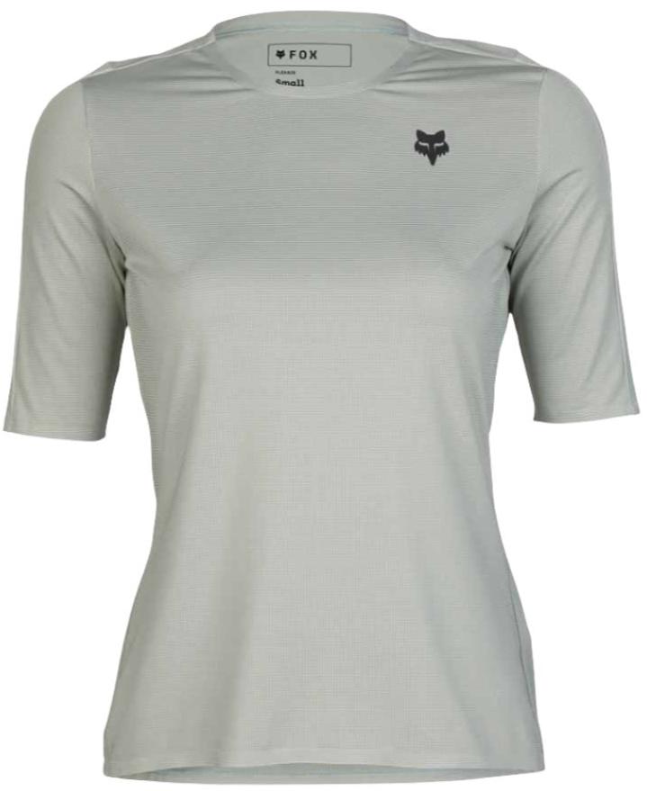 Fox WOMENS FLEXAIR ASCENT SS JERSEY - Grey Vintage Front