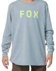 Fox YOUTH RANGER DR LS JERSEY RACE - Gunmetal FRONT FACING MODEL