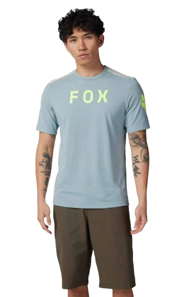 Fox RANGER DR SS JERSEY AVIATION - Gunmetal Front Facing Model