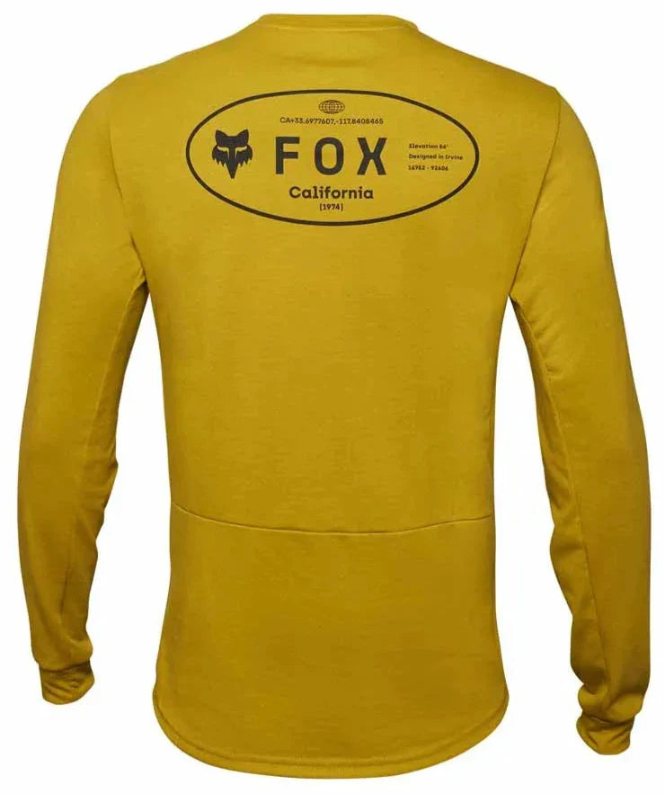 FOX RANGER DR MD LS JERSEY BACK