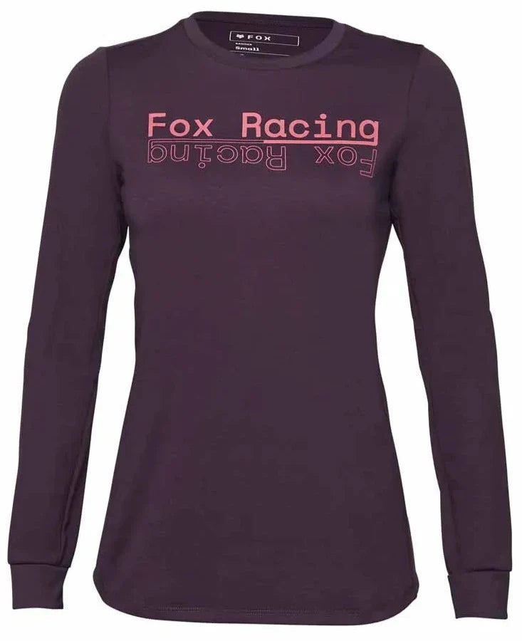 FOX WOMENS RANGER DR MD LS JERSEY FRONT