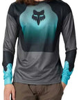 Fox RANGER LS JERSEY REVISE - Teal Front Facing Model