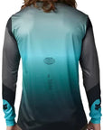 Fox RANGER LS JERSEY REVISE - Teal Back Facing Model