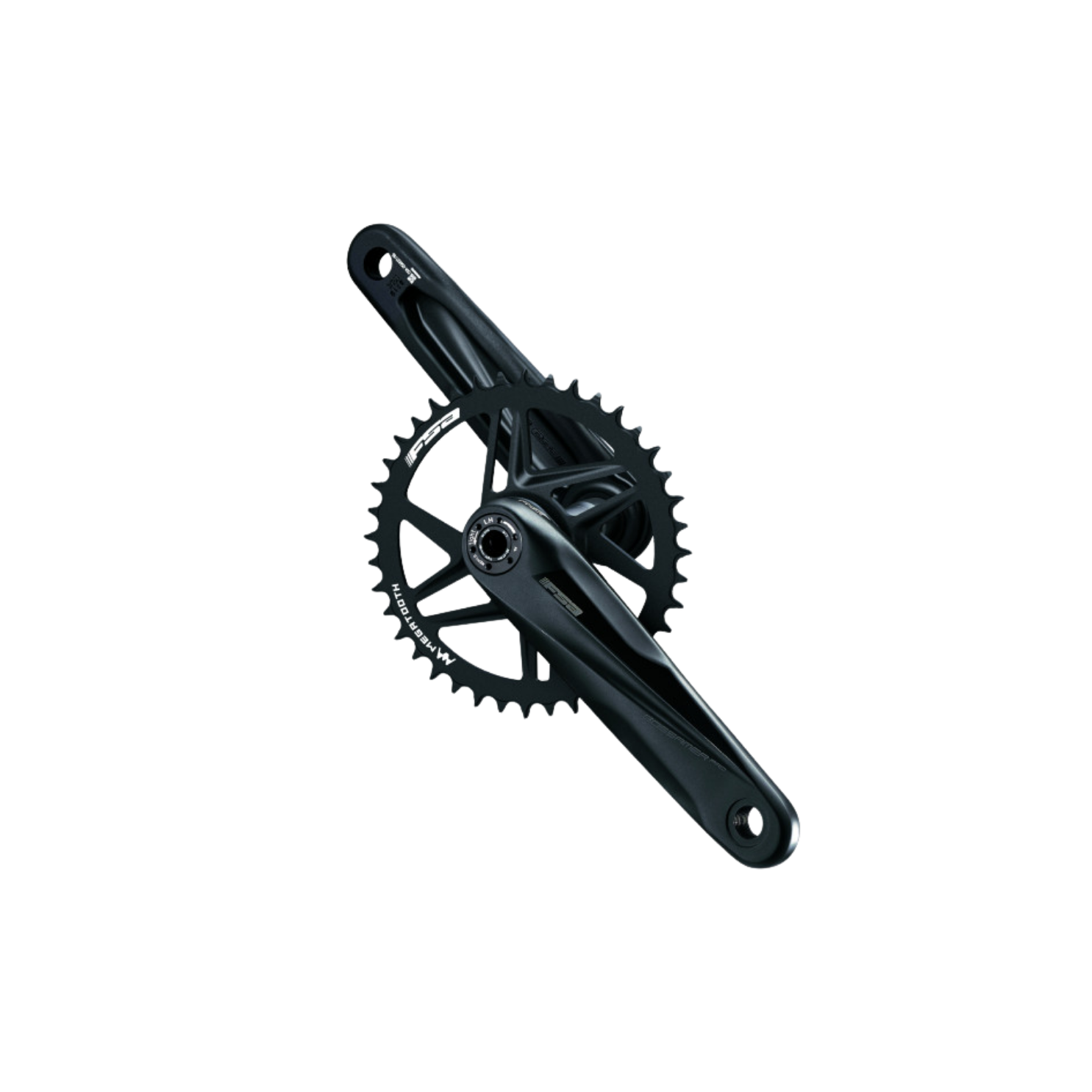 FSA Gossamer Pro AGX+ 1X Shimano MegaExo Crankset - 2-Tone Black