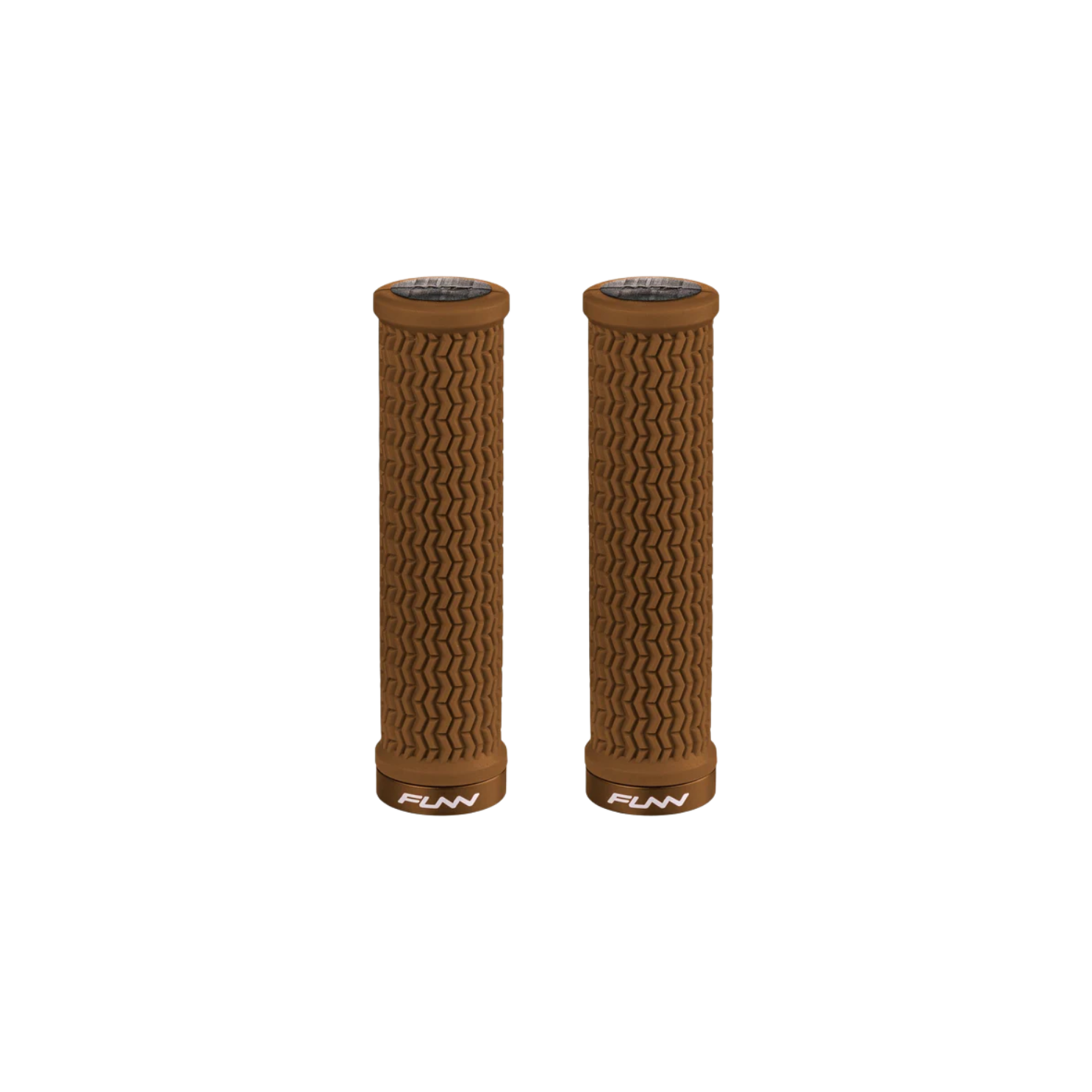 FUNN Holeshot Lock-on Grips - Brown