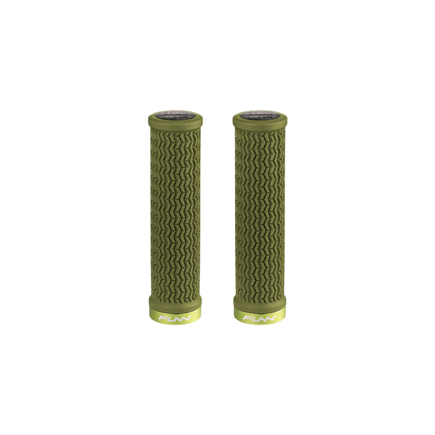 FUNN Holeshot Lock-on Grips - Olive Green
