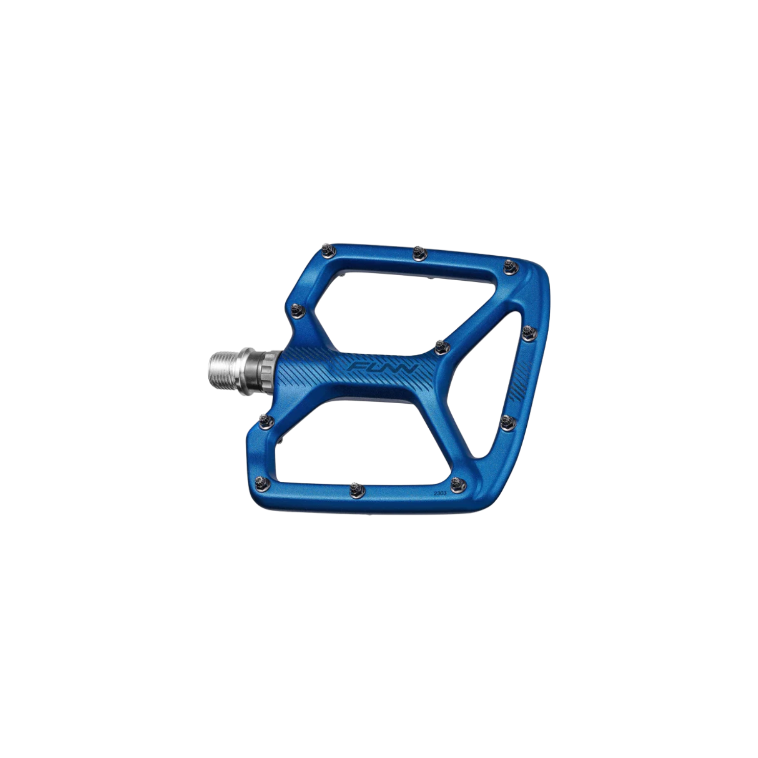 FUNN Python Flat Pedals - Blue