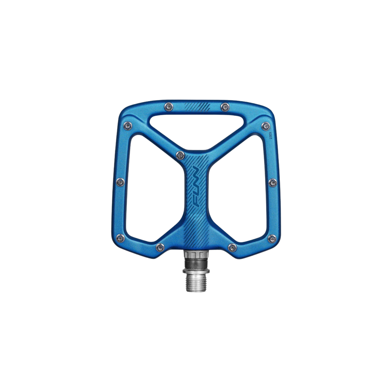 FUNN Python Flat Pedals - Blue