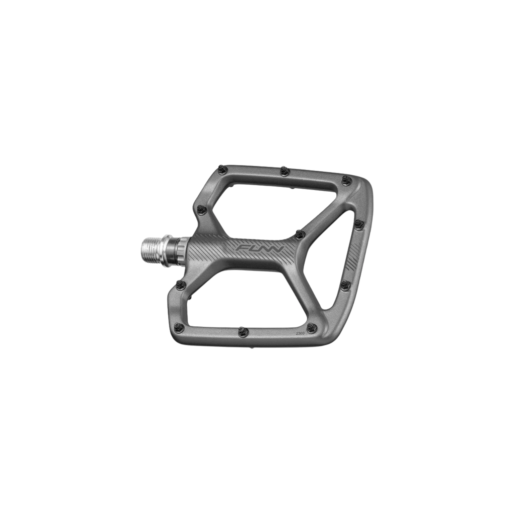 FUNN Python Flat Pedals - Grey