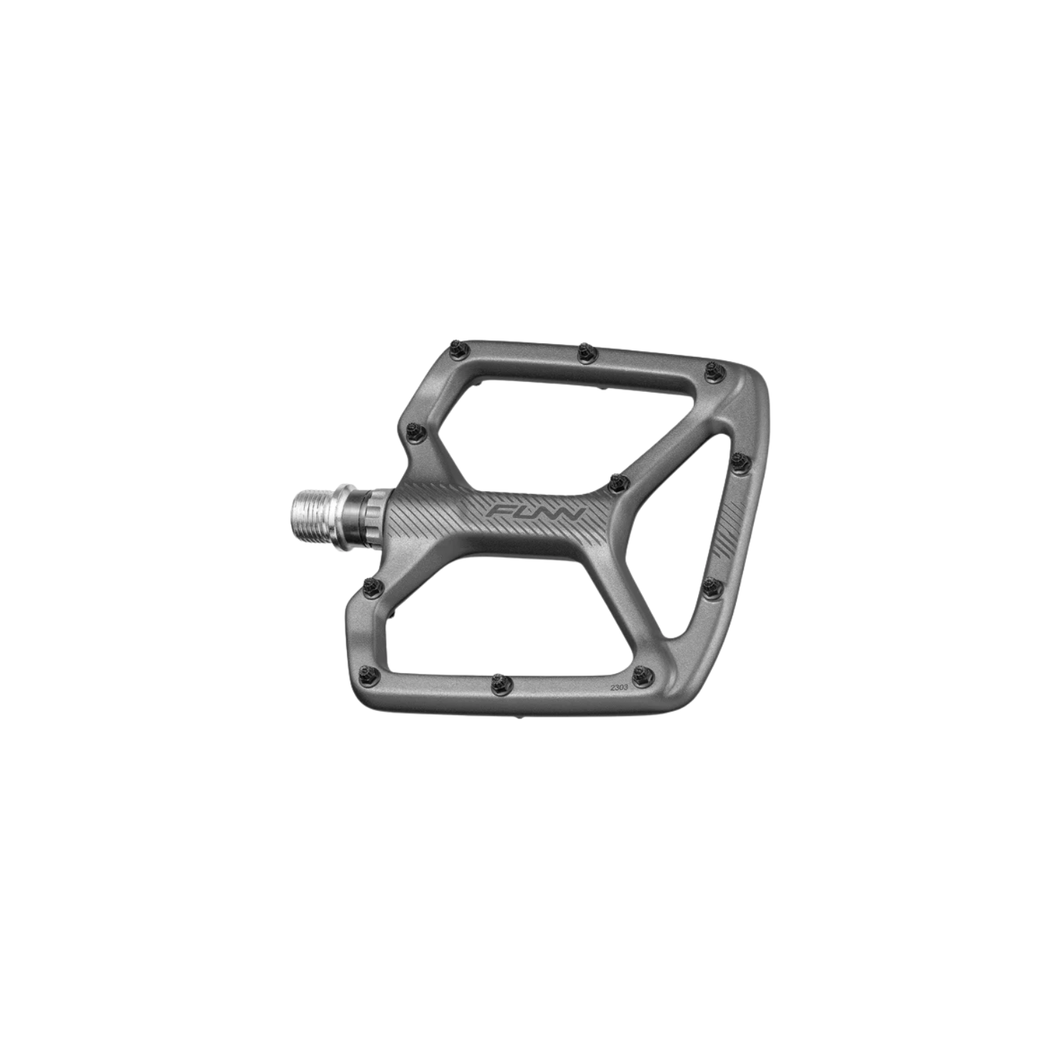 FUNN Python Flat Pedals - Grey