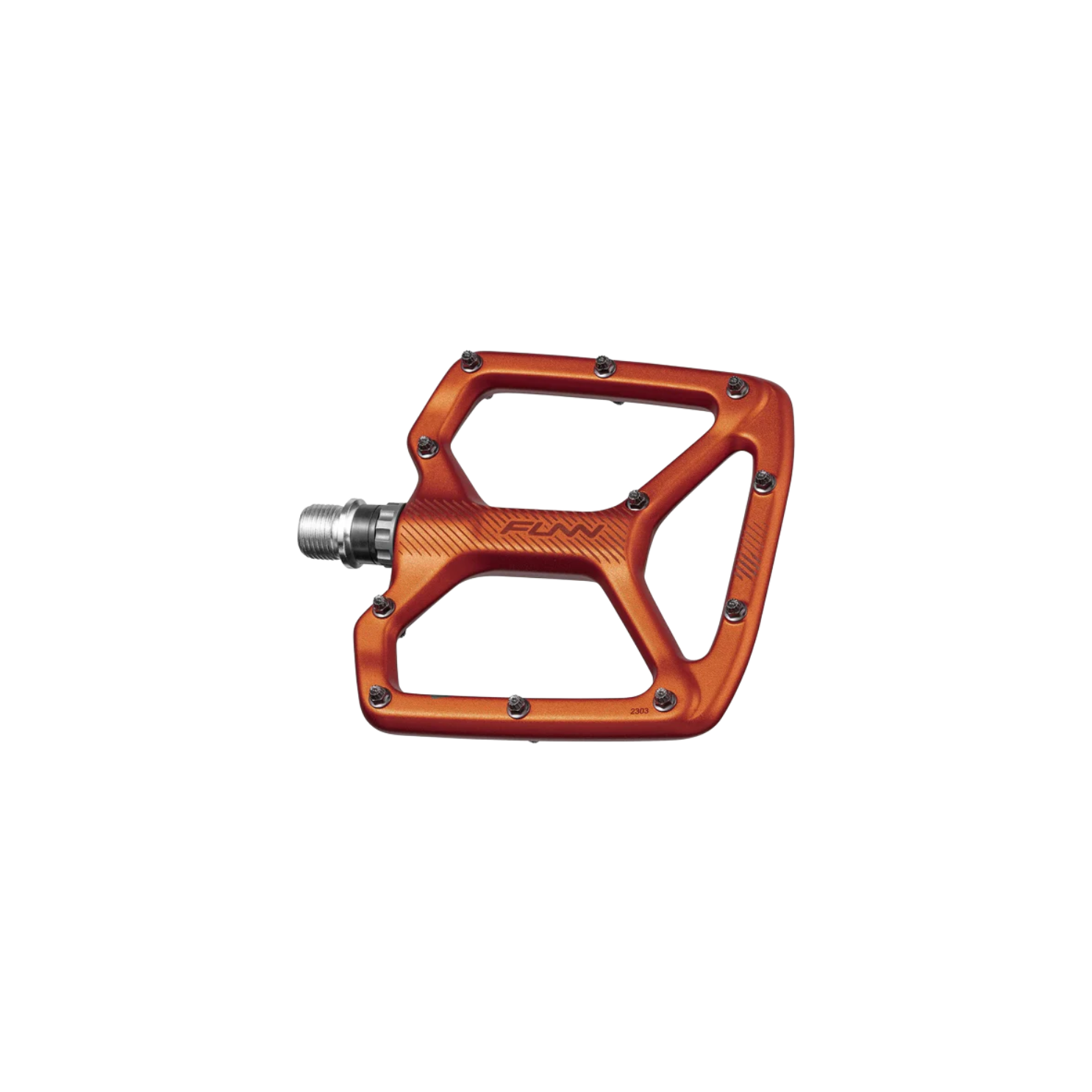 FUNN Python Flat Pedals - Orange