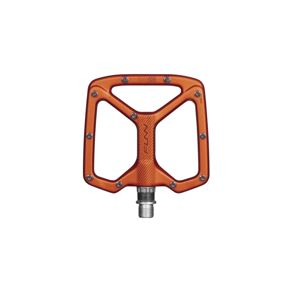 FUNN Python Flat Pedals - Orange
