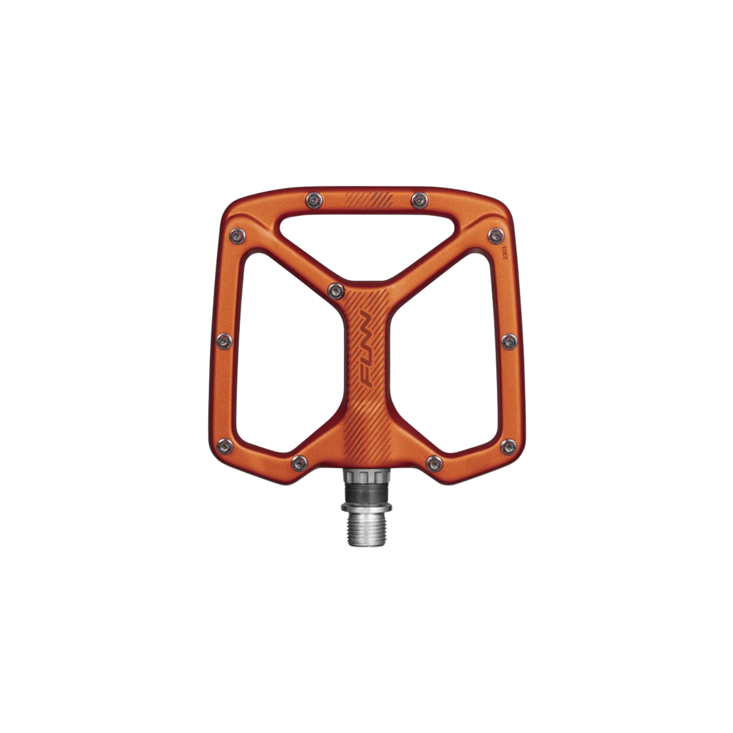 FUNN Python Flat Pedals - Orange