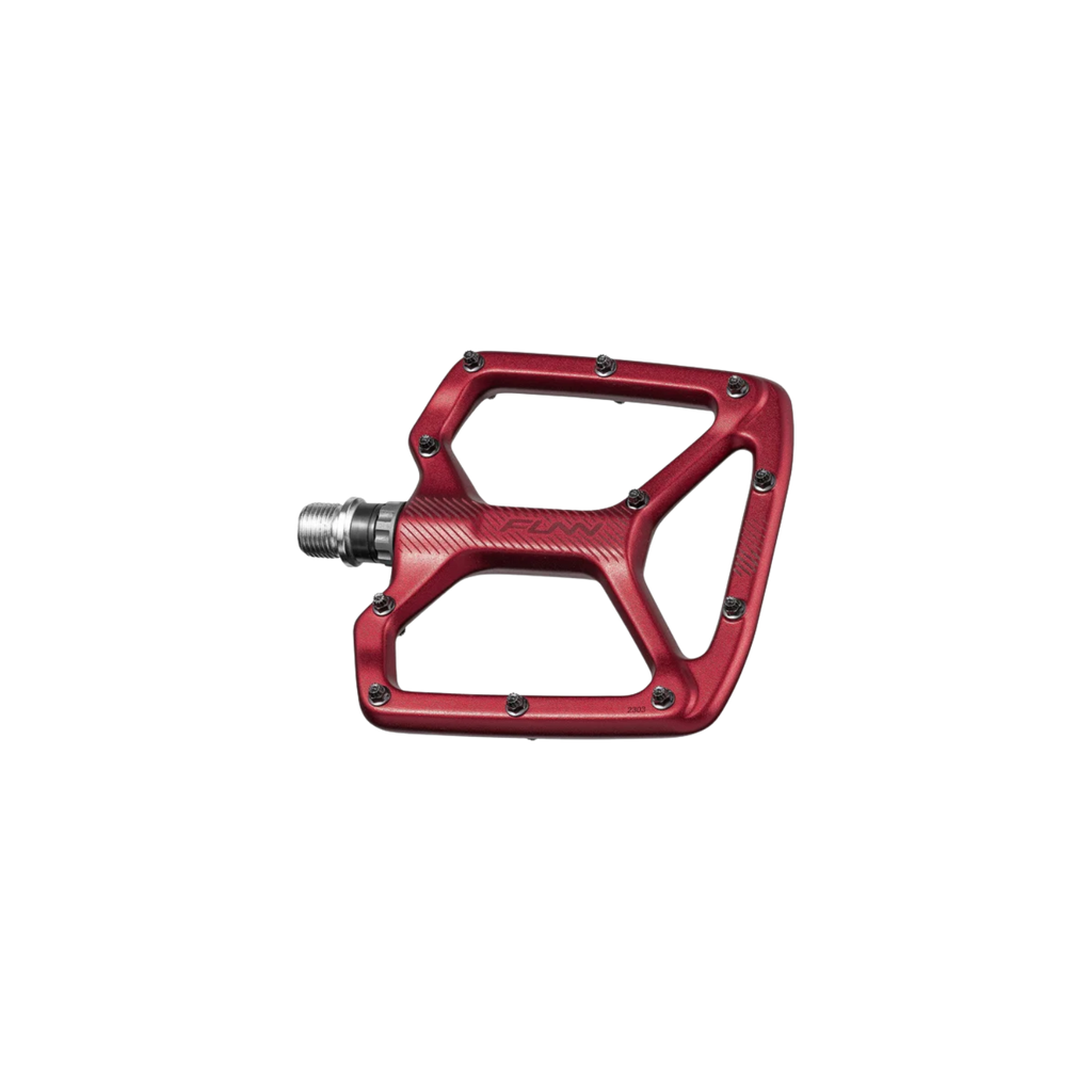 FUNN Python Flat Pedals - Red