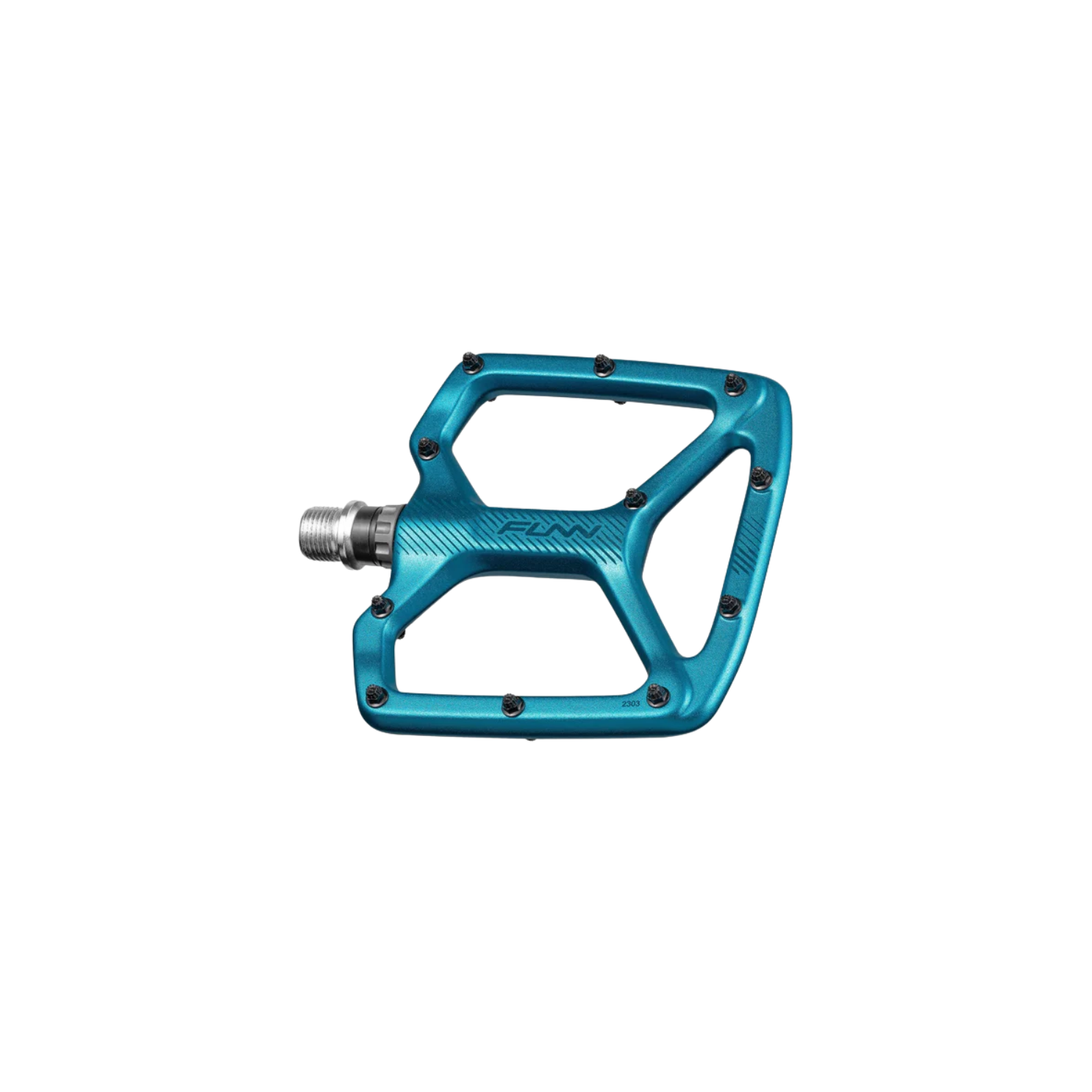 FUNN Python Flat Pedals - Turquoise