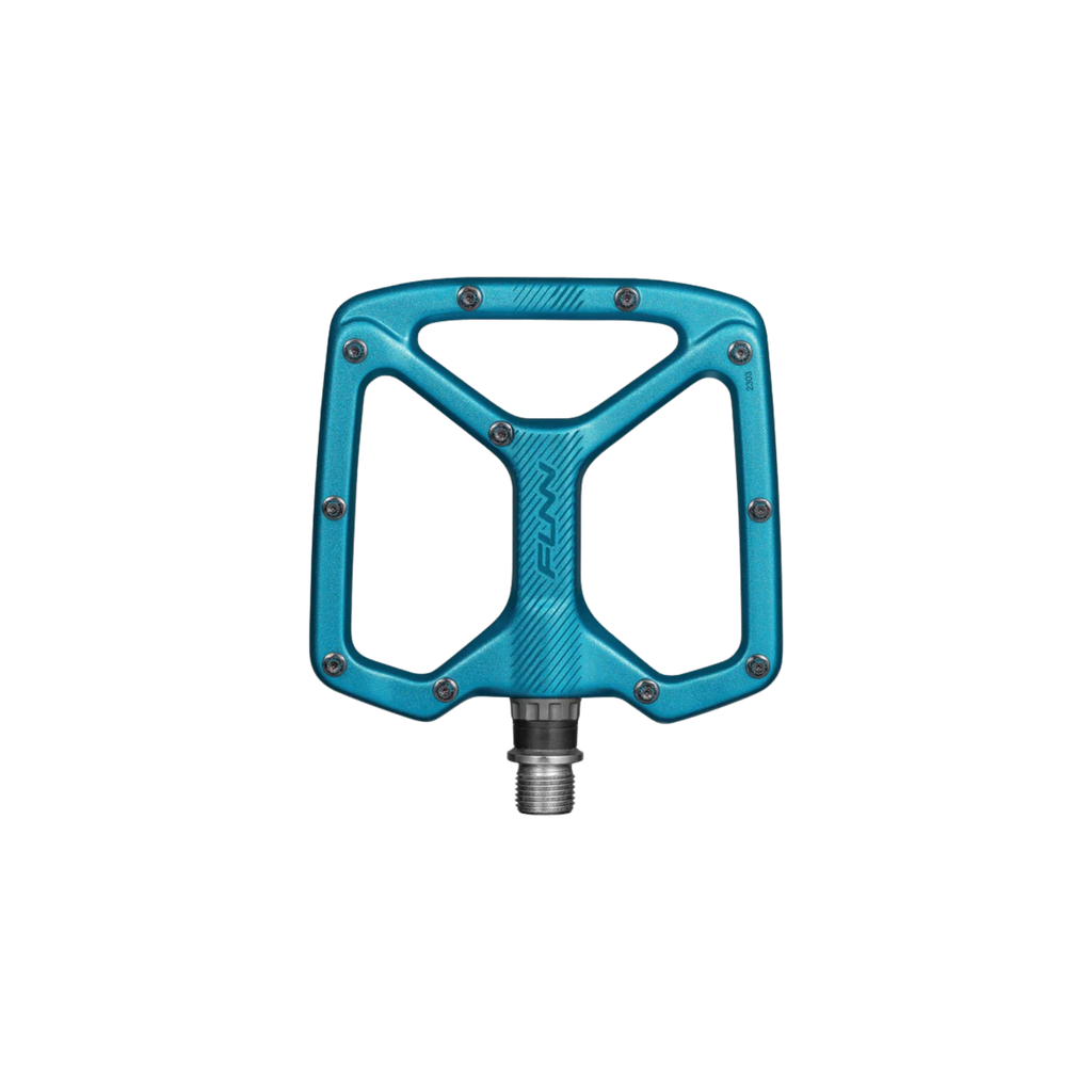 FUNN Python Flat Pedals - Turquoise