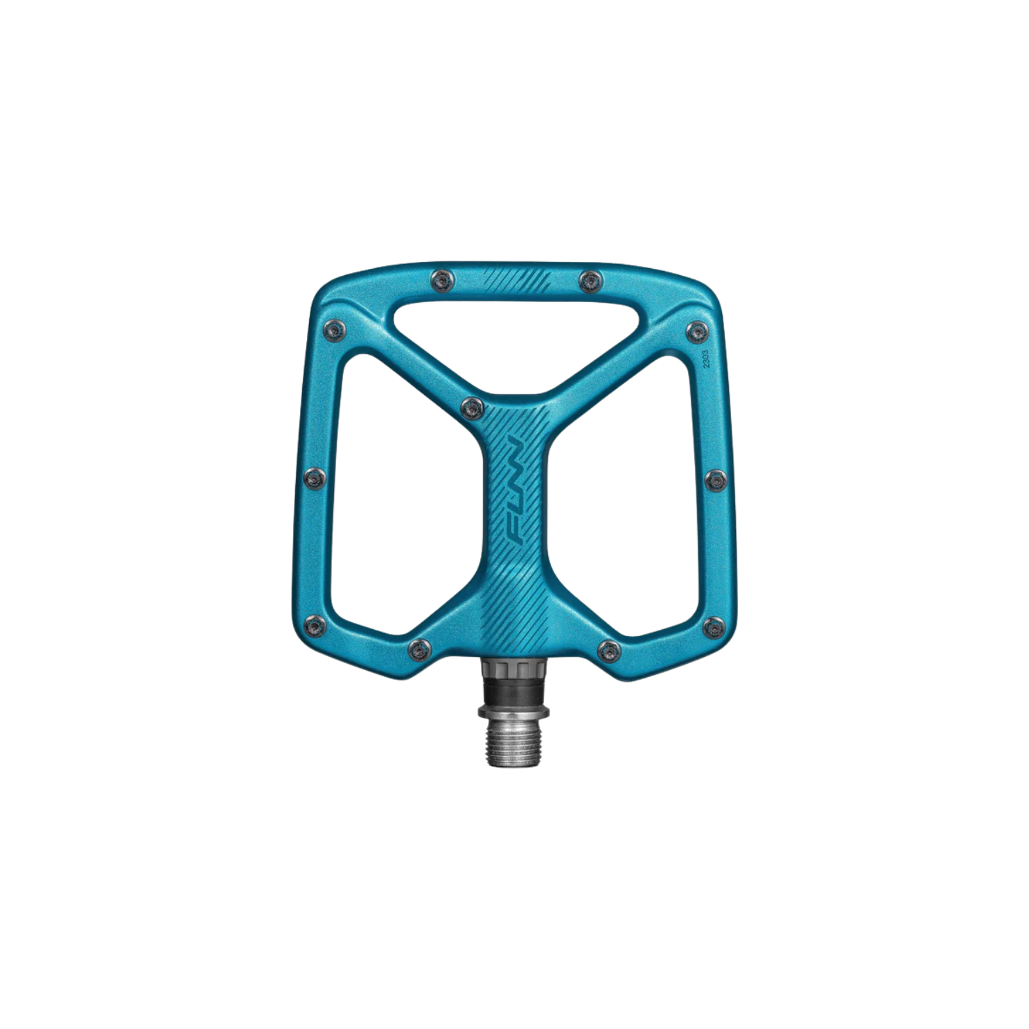 FUNN Python Flat Pedals - Turquoise