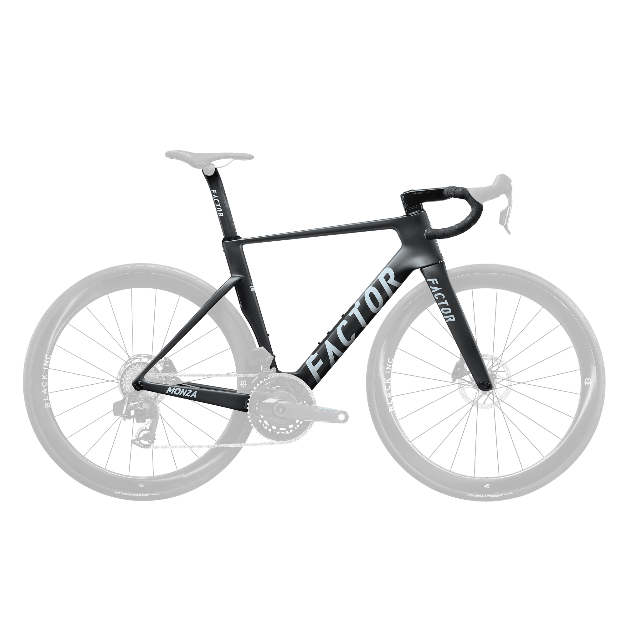 Factor Monza Frameset - Anodized Black
