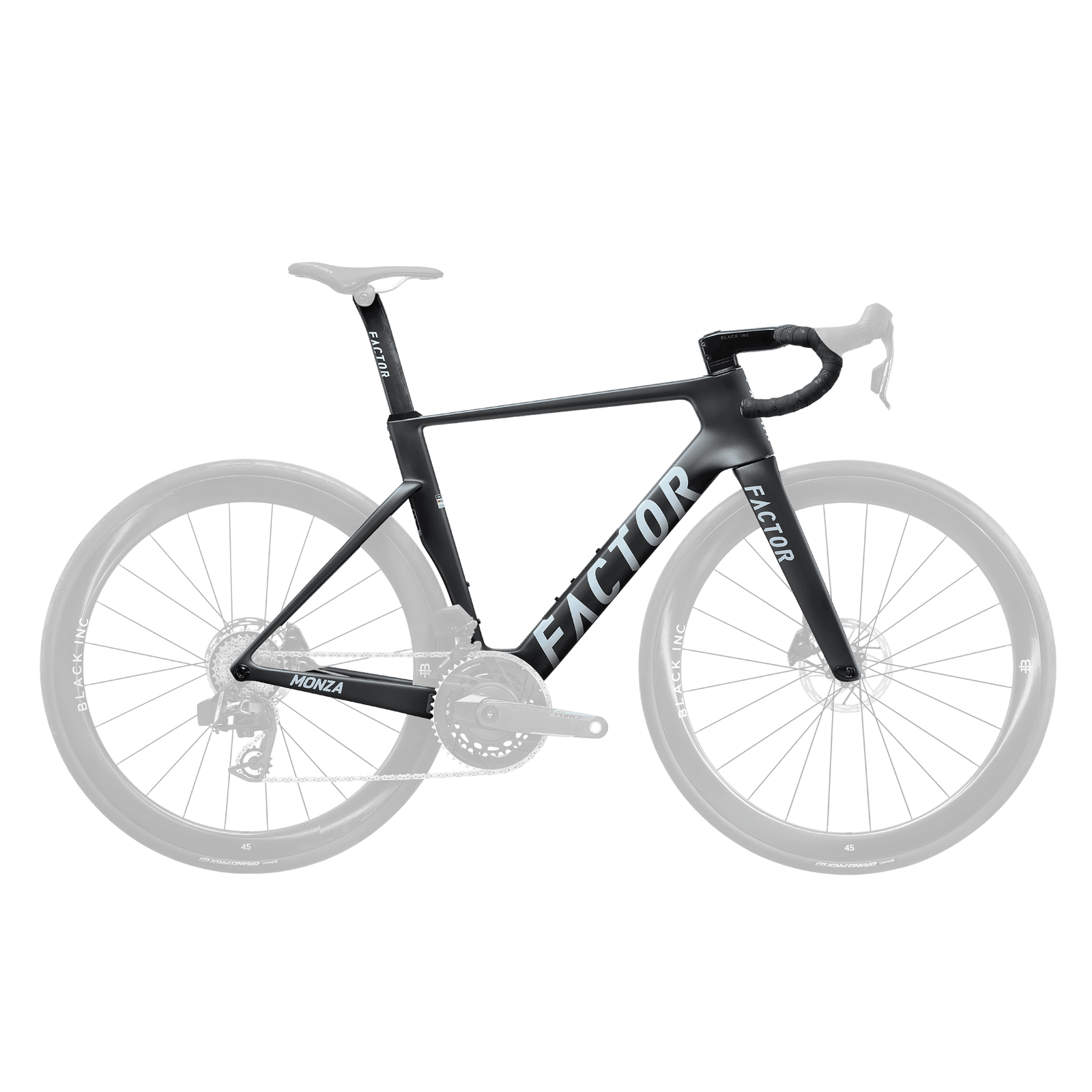 Factor Monza Frameset - Anodized Black