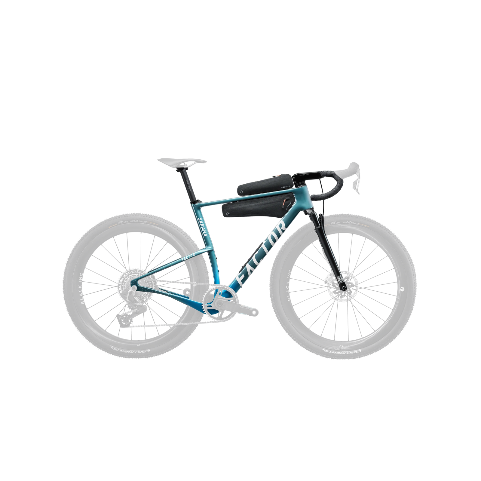 Factor Sarana Frameset With Suspension - Cyan Blue