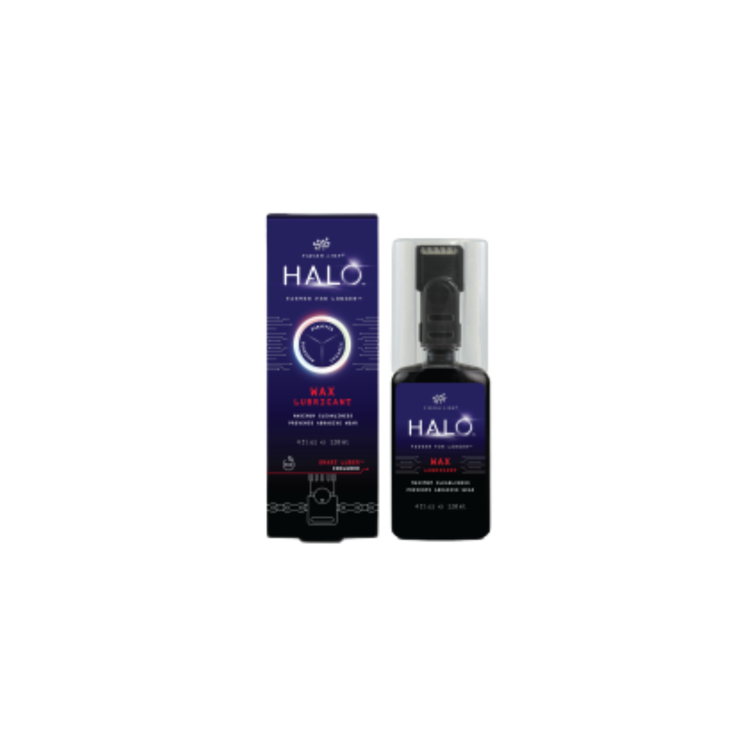 Finish Line HALO Wax Lube 120ml w/ Smart Luber