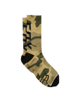 Fox Camo Cushioned Crew Mens Socks