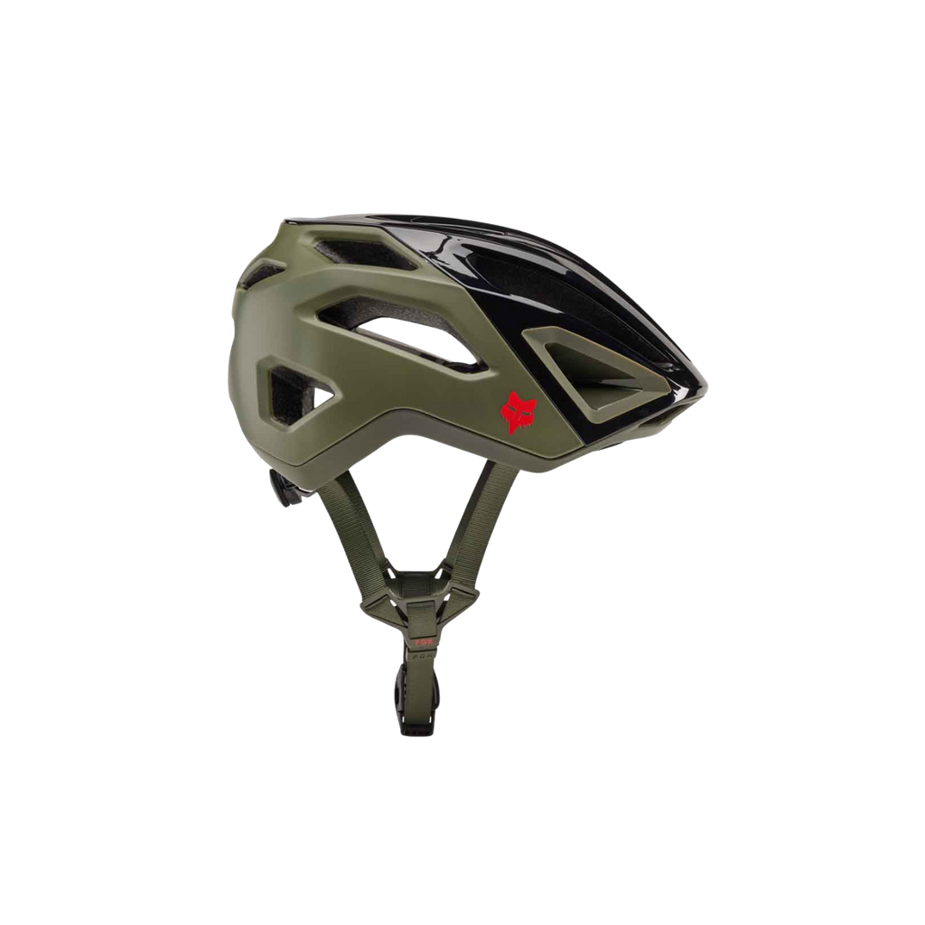 Fox Crossframe Pro Mips 山地/碎石路头盔 橄榄绿