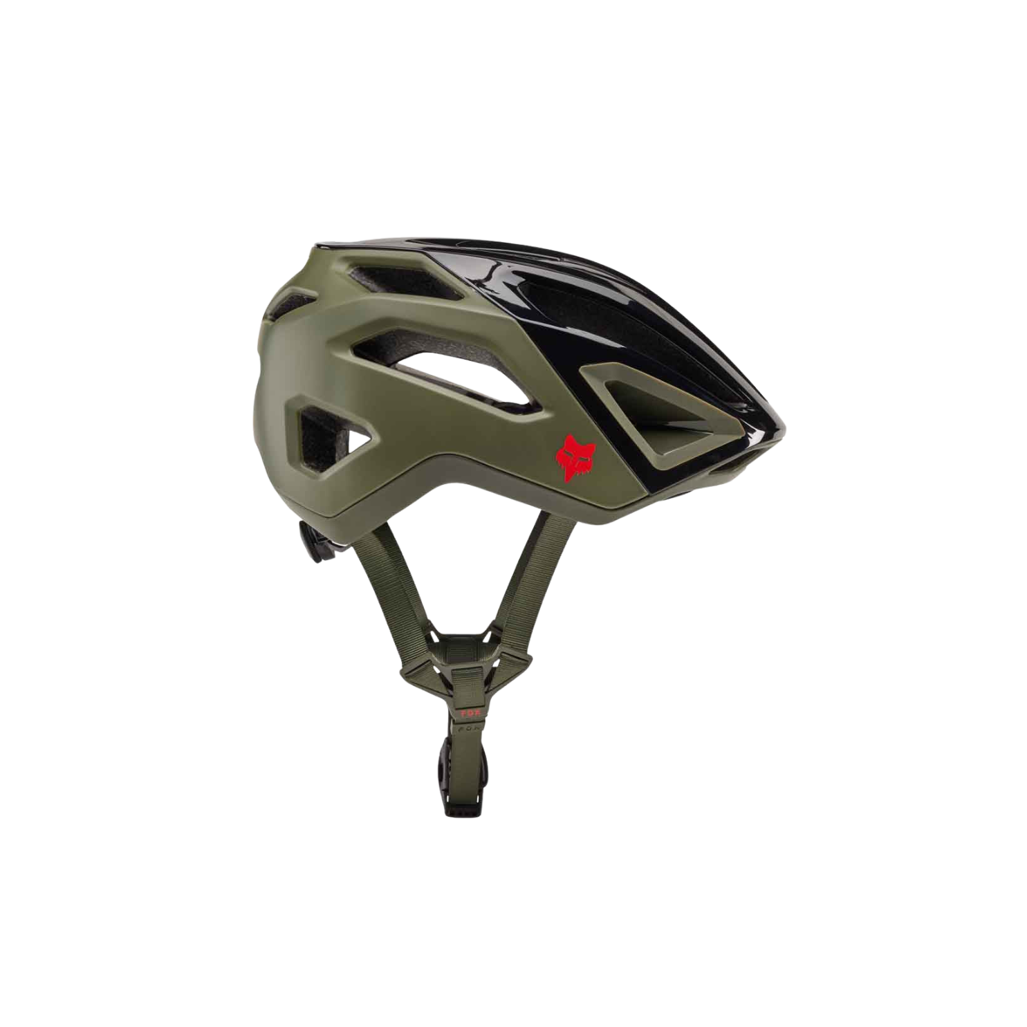 Fox Crossframe Pro Mips 山地/碎石路头盔 橄榄绿