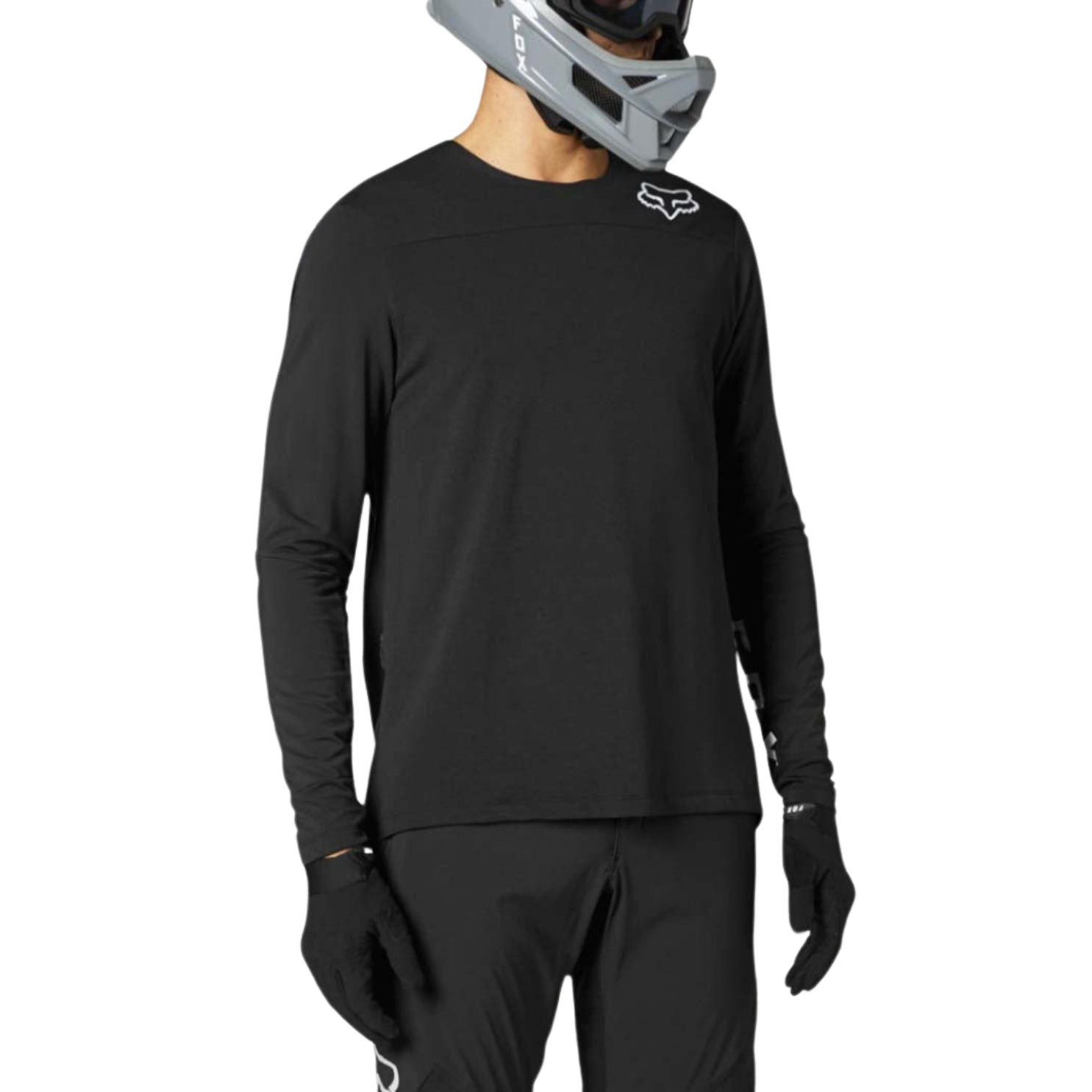 Fox Defend Delta Ls Jersey Black
