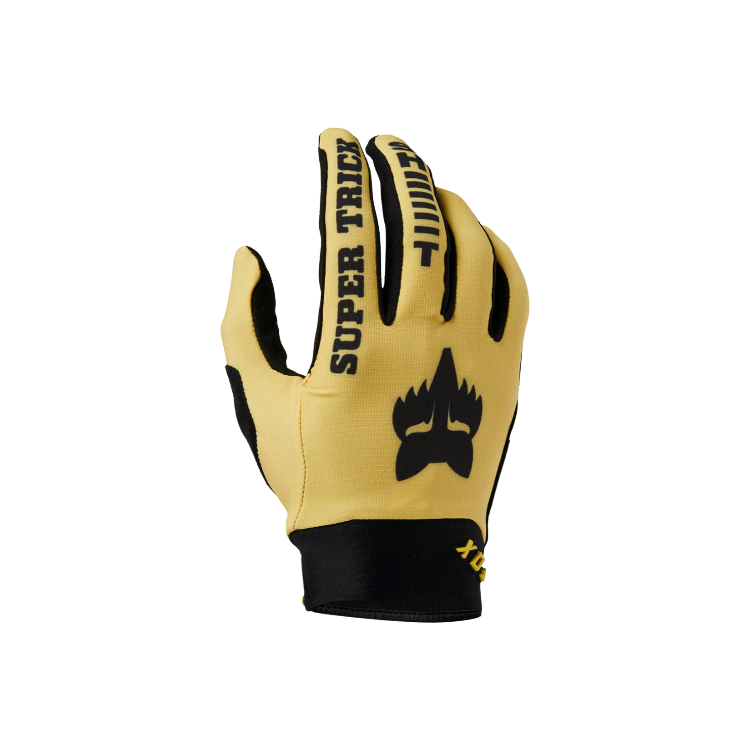 Fox Defend Gloves Super Trick Pear Yellow 2023
