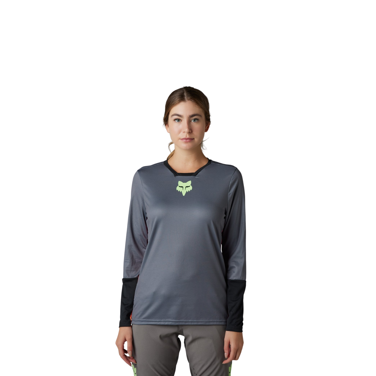 Fox Defend Race Womens Ls Mtb Jersey