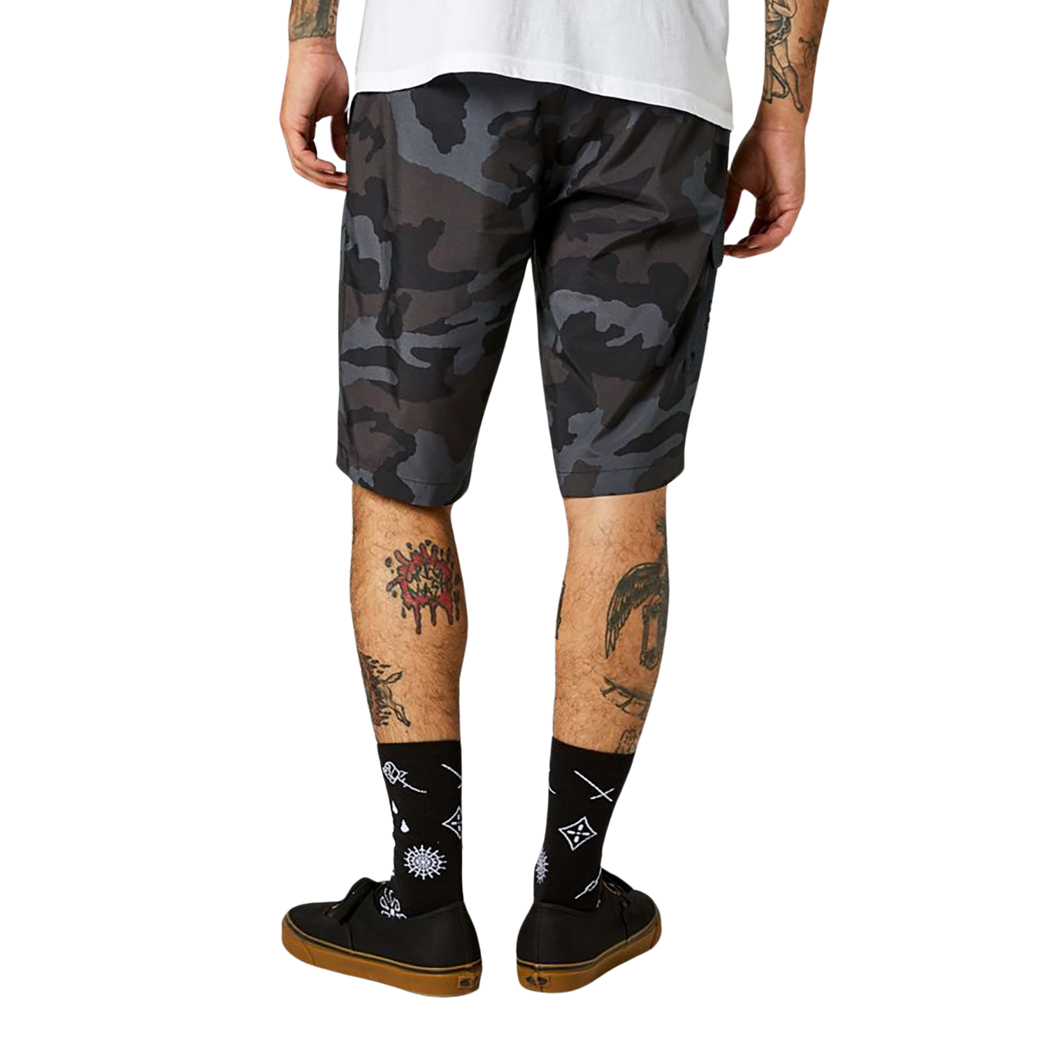 Fox Essex Tech Print 男式工装短裤